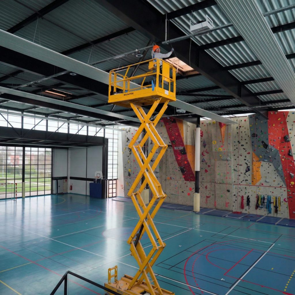 Gymnase : Pose en hauteur