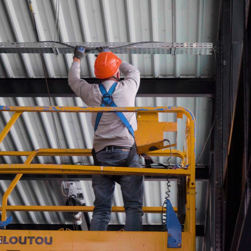 Site industriel : Intervention sur nacelle
