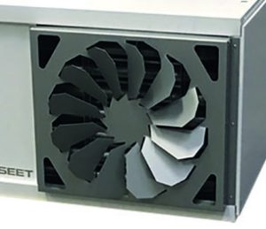Ventilateur hélicoïde à pales en croissant de l'aérotherme SEET AV